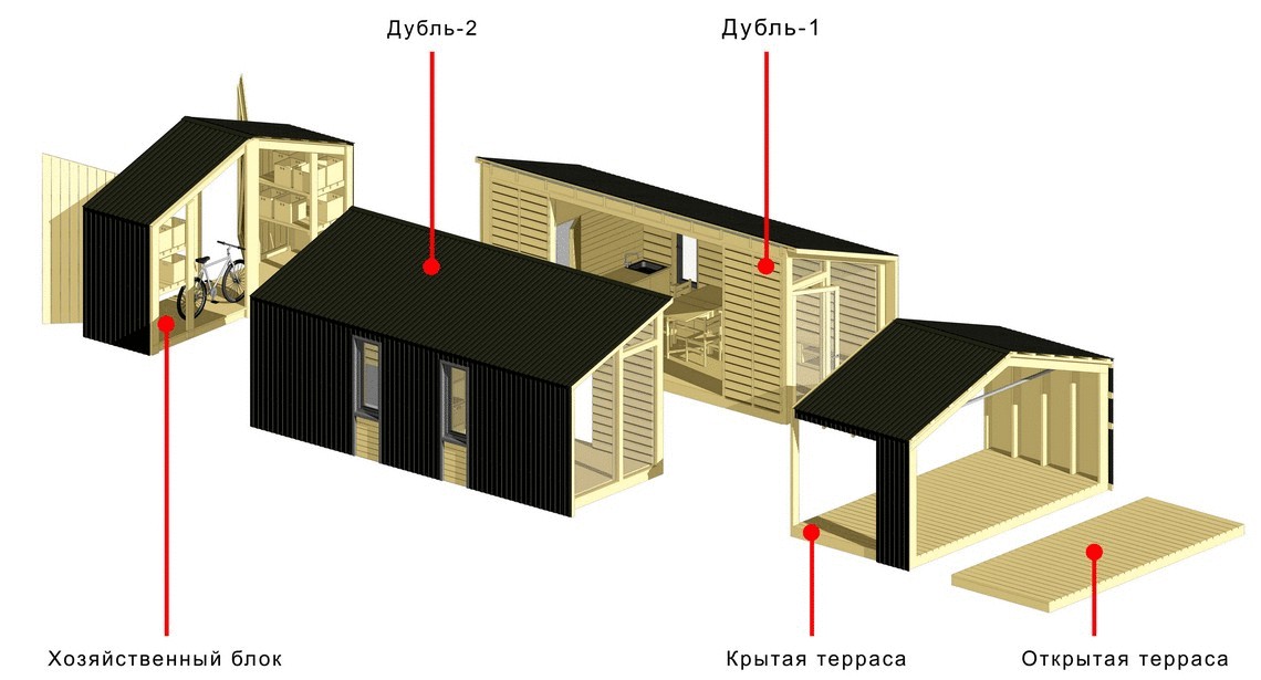 "ДубльДом"  Ивана Овчинникова — загородный дом за 2 дня